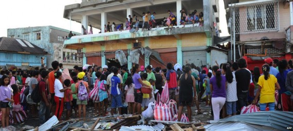 Typhoon Haiyan: Des images satellites de l’avant et après la tempête