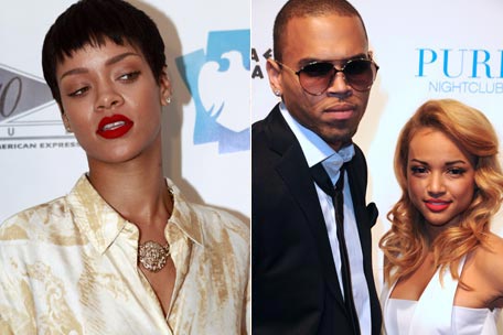 Rihanna est omniprésente dans le couple de Chris etKarrueche