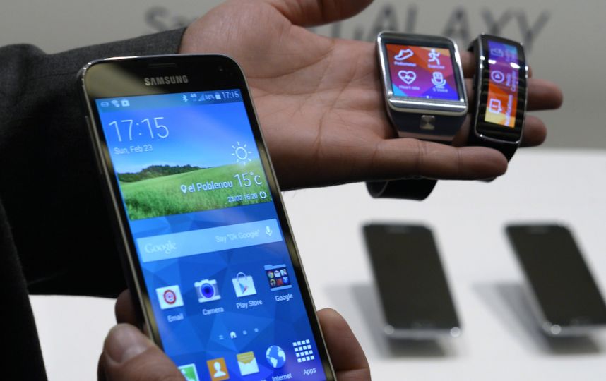 Le Galaxy S5 adapté à la montre connectée Gear 2