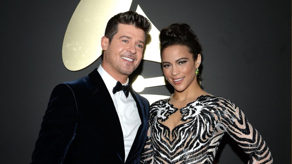 Robin Thicke et Paula Patton