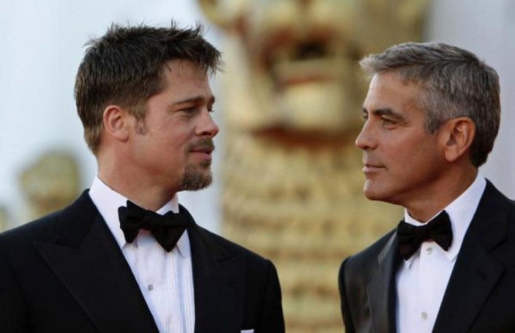 Brad Pitt et George Clooney