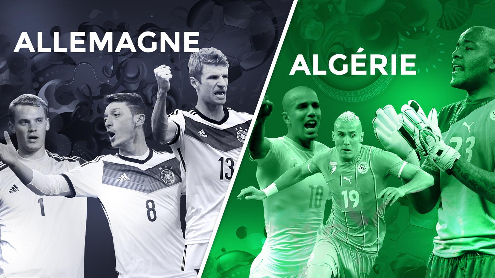 Match Algérie - Allemagne en direct live streaming