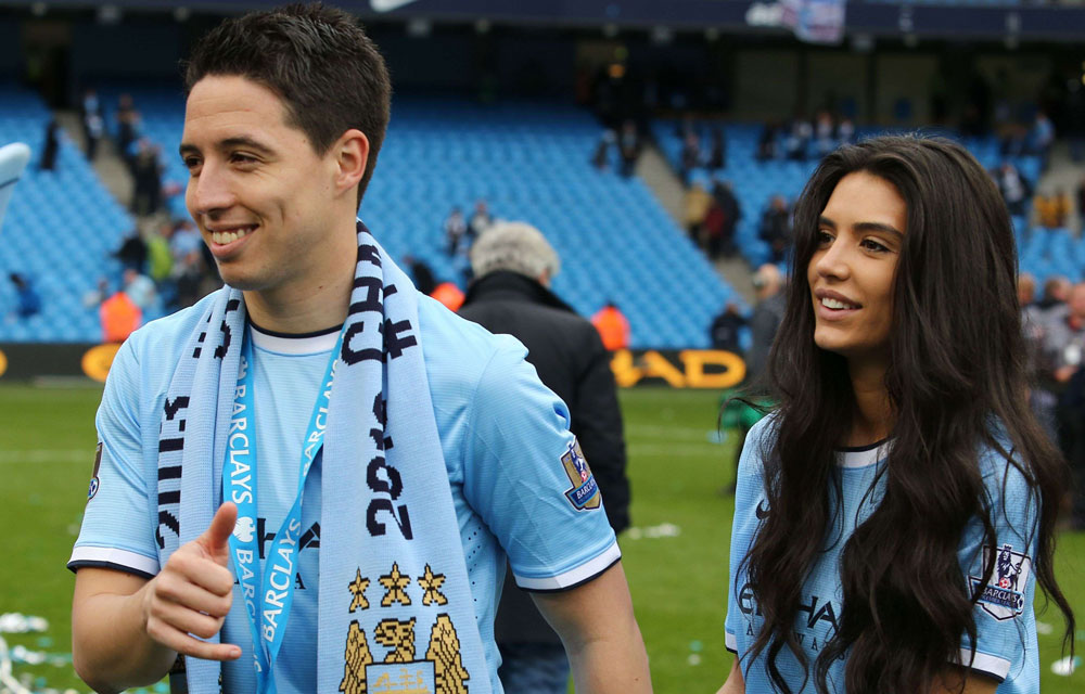 Samir Nasri et sa compagne Anara Atanes