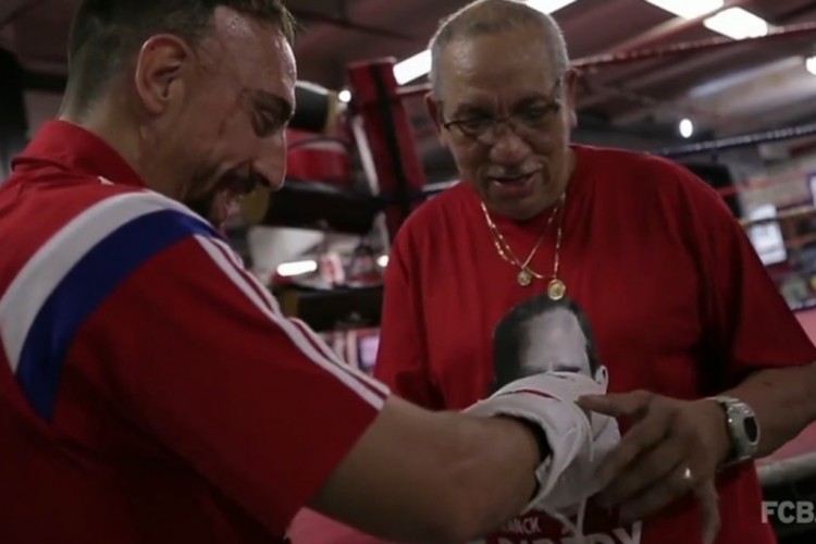 Franck Ribéry se met à la boxe