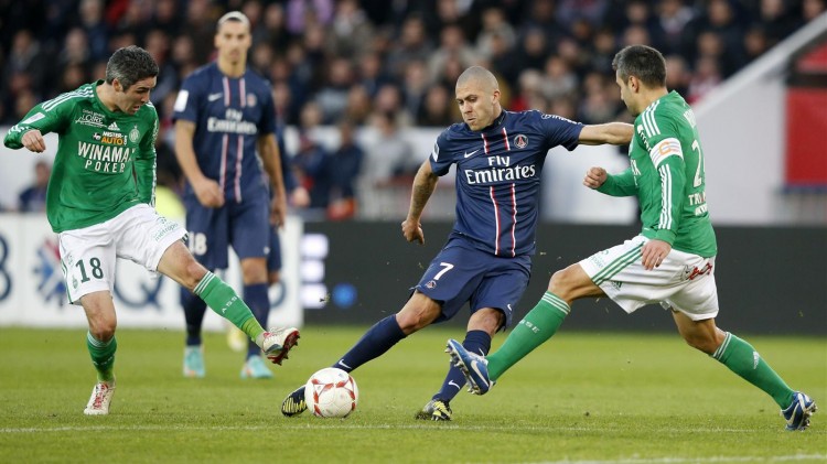 Match Saint-Etienne vs PSG en direct live streaming