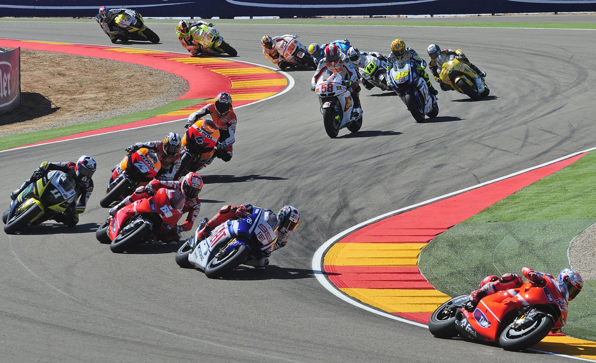 Casey StonerGrand Prix MotoGP d'Aragon (Espagne) en direct live streaming