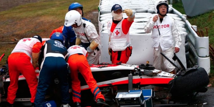 GP Formule 1 du Japon 2014: Accident de Jules Bianchi