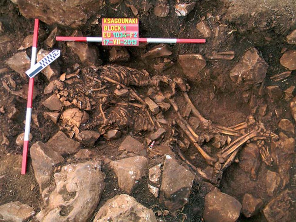 Les archéologues ont découvert en Grèce couple préhistorique