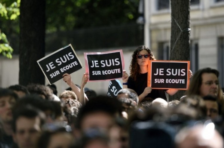 Manifestation contre la Loi Renseignement