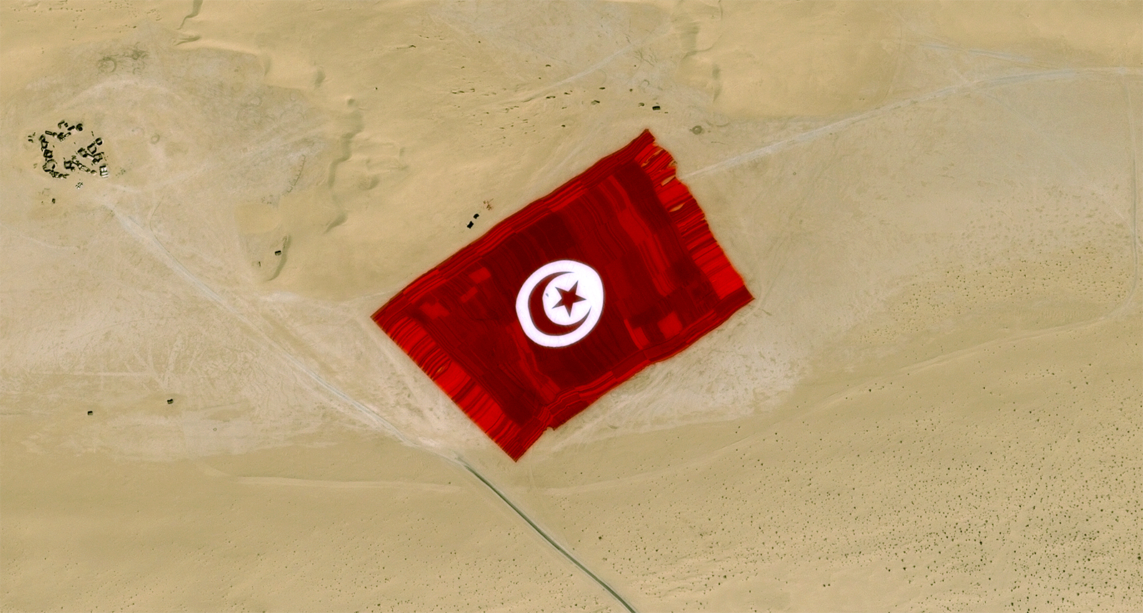 La Tunisie enregistre le record du monde avec le plus grand drapeau