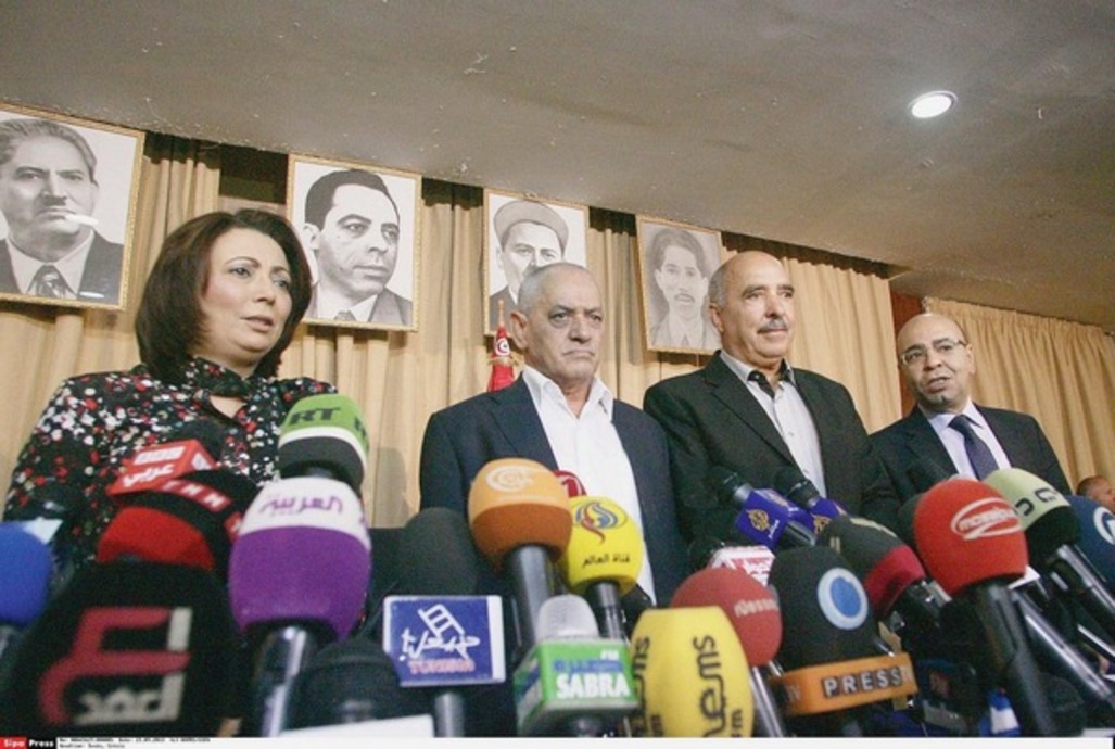 Tunisie - Quartette conduisant le dialogue national en Tunisie
