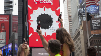 Coca-Cola: Des pixels mobiles pour un affichage somptueux à Times Square