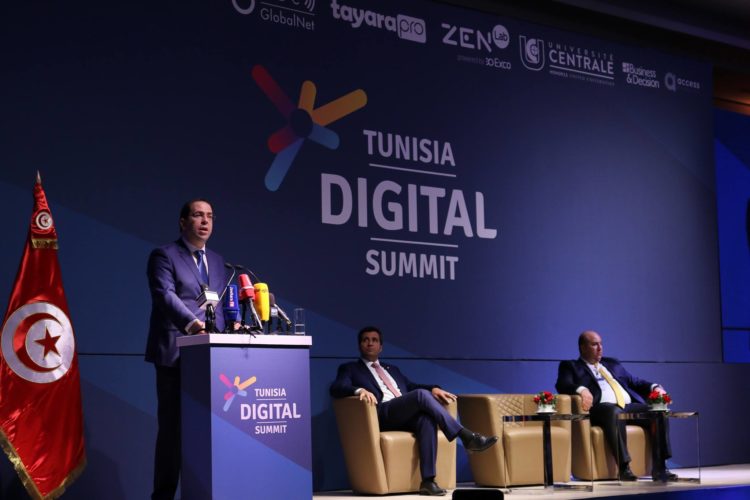 Youssef Chahed au Tunisia Digital Summit 2018