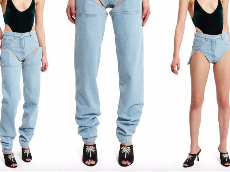 Les plus récents et bizarres Denim mode tendances sont ici et ils vous coûteront 405$